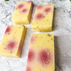Honeysuckle Rose Petal Soap 4.5oz Organic Cold Pressed Handmade Fragrance BandsCo Straps