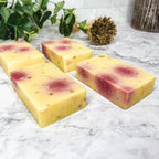 Honeysuckle Rose Petal Soap 4.5oz Organic Cold Pressed Handmade Fragrance BandsCo Straps