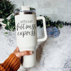 Hot Mess 40oz Tumbler With Lid And Straw - Insulated Travel Cup BandsCo Straps