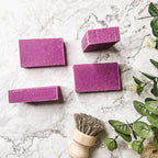 Patchouli Raspberry Soap Bar 4.5oz Exfoliating Sea Salt Natural Fragrance BandsCo Straps