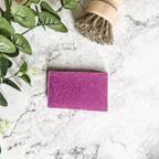 Patchouli Raspberry Soap Bar 4.5oz Exfoliating Sea Salt Natural Fragrance BandsCo Straps