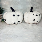 Plush Pumpkin Throw Pillow Decorative Fall Pillow Soft Cuddle Pumpkin Decor BandsCo Straps
