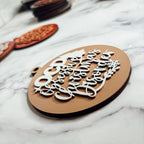 Handcrafted 3D Wooden Christmas Ornaments Imperfect OCD Style Limited Edition Tree Hanging Decor BandsCo Straps