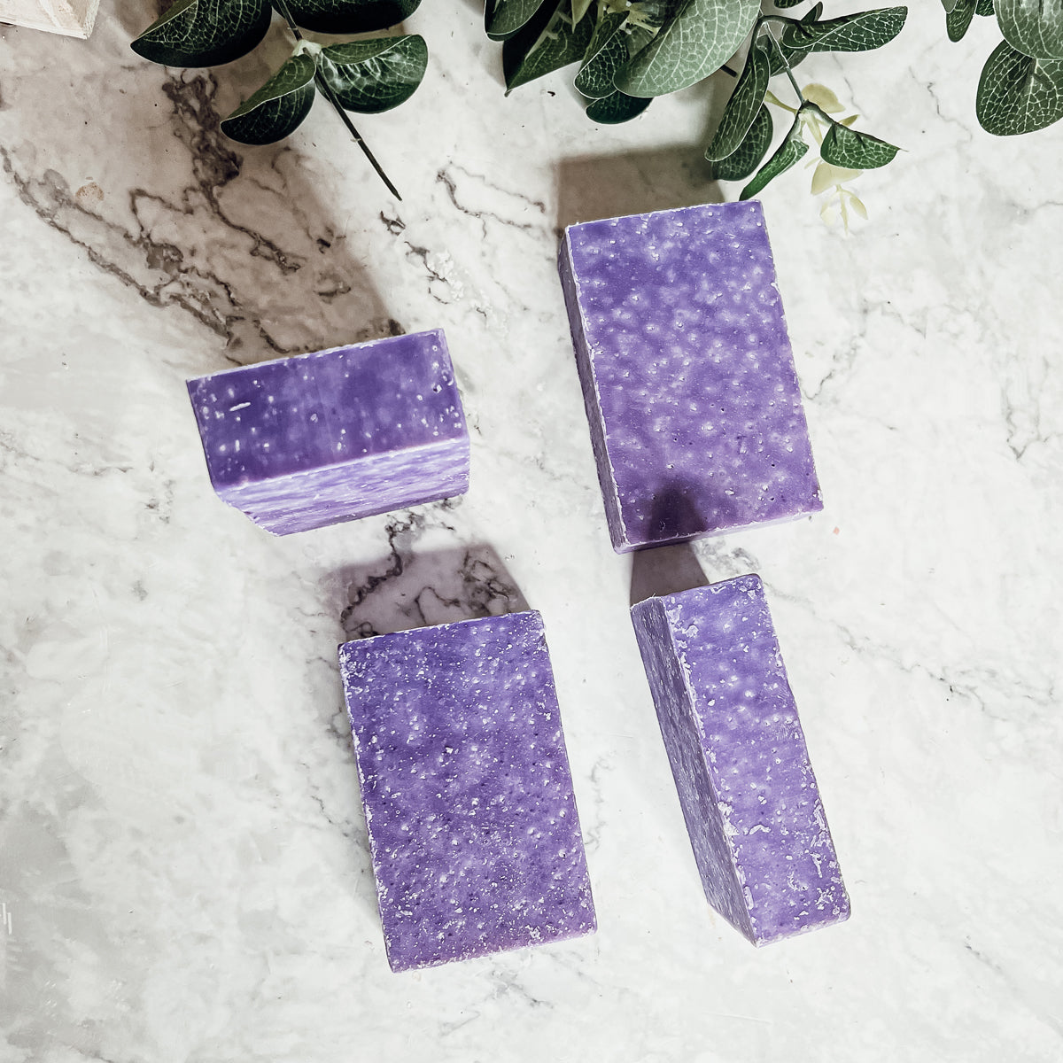 Lavender Oakmoss Sea Salt Body Scrub - Exfoliating Natural Olive Oil BandsCo Straps