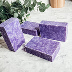 Lavender Oakmoss Sea Salt Body Scrub - Exfoliating Natural Olive Oil BandsCo Straps