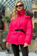 Genuine Silver Fox Down Fill Jacket - SJB-DIAMOND ELITES