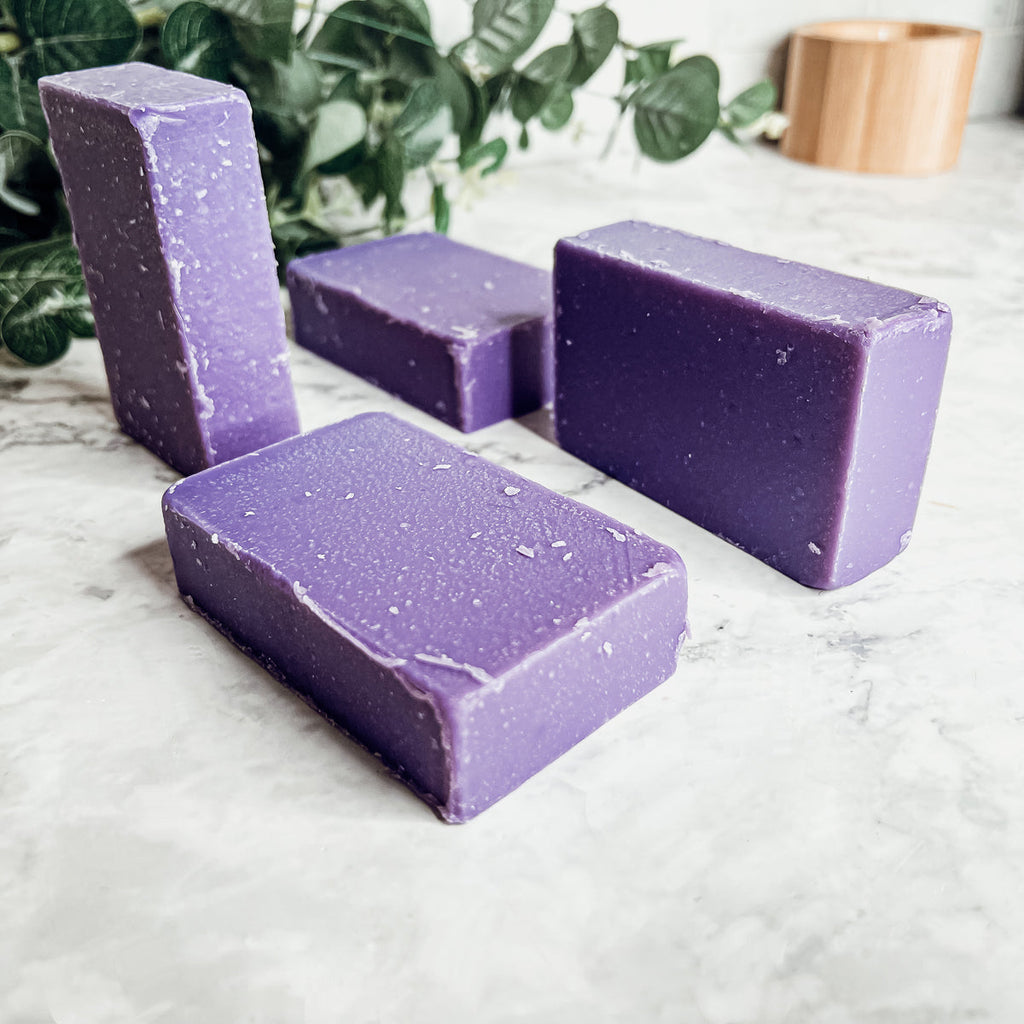 Pure Lilac Soap Bar - Natural Olive Oil Floral Soap, Fresh Summer Lilac Scent BandsCo Straps