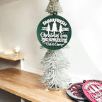 Handcrafted 3D Wooden Christmas Ornaments Farm Fresh Imperfect Set Tree Hanging Holiday Decor BandsCo Straps