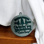 Handcrafted 3D Wooden Christmas Ornaments Farm Fresh Imperfect Set Tree Hanging Holiday Decor BandsCo Straps