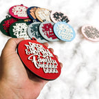 Imperfect Deck The Halls 3D Handcrafted Wooden Christmas Ornaments Set Limited Edition Hanging Decor BandsCo Straps