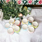 Pastel Easter Tidbit Dish Dolomite Bunny Or Bird 7in Spring Table Decor BandsCo Straps