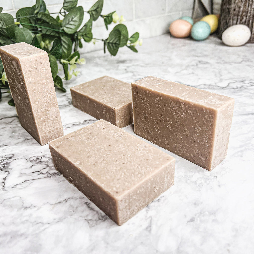 Sandalwood Rose Sea Salt Scrub Unisex Exfoliating Body Scrub - Natural Scent BandsCo Straps
