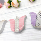 Handmade Wooden Magnetic Spring Magnets Set Of 3 Easter Egg Decorative Fridge Magnets
