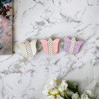 Handmade Wooden Magnetic Spring Magnets Set Of 3 Easter Egg Decorative Fridge Magnets