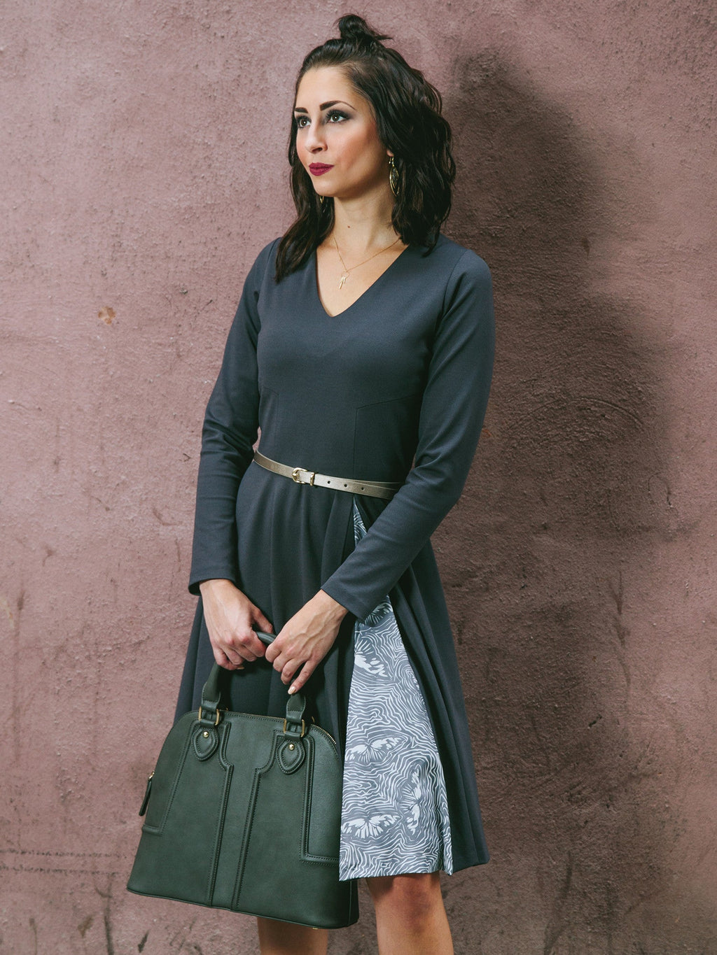 Swing Dress Purplish Diva
