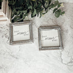 Best Mom Ever 5 Inch Wooden Wall Sign With Sentimental Quote Rustic Home Decor Gift BandsCo Straps