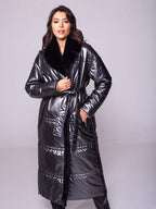 Aphrodite Genuine Mink Fur Freudenberg Comfortemp® Coat - SJB-DIAMOND ELITES