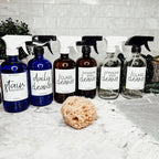 16oz Boston Round Glass Refillable Cleaning Bottles For Soap Lotion Dispensers BandsCo Straps