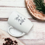 Tired As A Mother Grande Limited Edition Round 2 Mug Gift For Mom Navy Royal Blue Or White BandsCo Straps