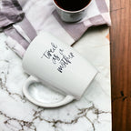 Tired As A Mother Grande Limited Edition Round 2 Mug Gift For Mom Navy Royal Blue Or White BandsCo Straps