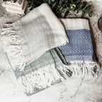 XL Turkish Cotton Towel 200GSM Oversized Bath, Pool, Hair and Picnic Towel BandsCo Straps