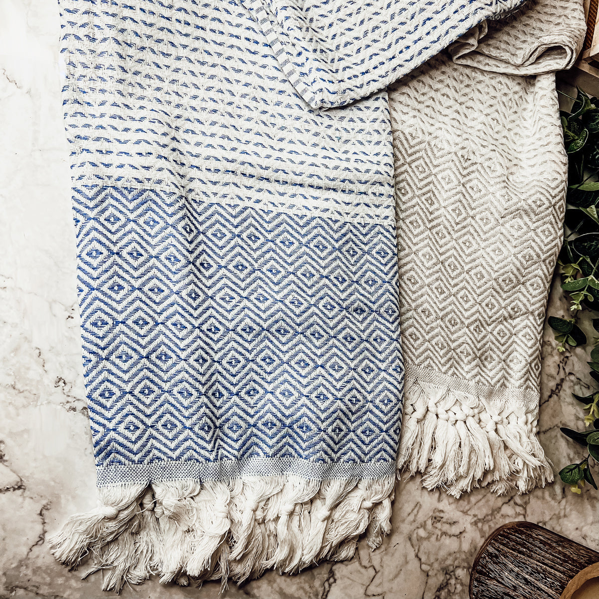 XL Turkish Cotton Towel 200 GSM Oversized Bath Beach Swim Hair Picnic Throw BandsCo Straps