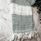XL Turkish Cotton Towel 200GSM Oversized Bath, Pool, Hair and Picnic Towel BandsCo Straps