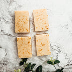 Natural Olive Pomace Carrot Sunflower Citrus Moisturizing Soap Bar Handmade BandsCo Straps