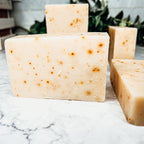 Natural Olive Pomace Carrot Sunflower Citrus Moisturizing Soap Bar Handmade BandsCo Straps