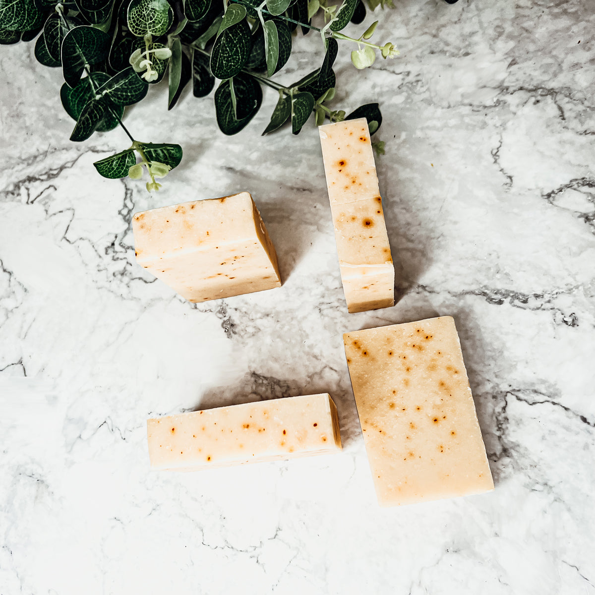 Natural Olive Pomace Carrot Sunflower Citrus Moisturizing Soap Bar Handmade BandsCo Straps