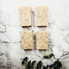 Poppy Seed Exfoliant Soap Olive Sunflower Oil Citrus Tropical Scent Handmade BandsCo Straps