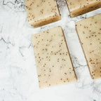 Poppy Seed Exfoliant Soap Olive Sunflower Oil Citrus Tropical Scent Handmade BandsCo Straps