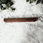Holly Jolly Christmas Wooden Shelf Sitter Sign Holiday Mantel Shelf Decor Rustic Farmhouse BandsCo Straps