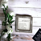 Sentimental 5 Inch Wooden Wall Sign For Mom My Whole Life Quote Decor Gift For Mother BandsCo Straps