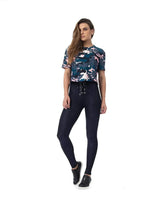 Daisy Camo Short Sleeve Crop Top | Stylish & Comfortable - SJB-DIAMOND ELITES