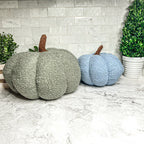Plush Pumpkin Pillow Decorative Throw Handmade Fall Pumpkin Cuddle Cushion BandsCo Straps
