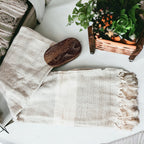 XL Turkish Cotton Towel 200GSM Oversized Bath, Pool, Hair and Picnic Towel BandsCo Straps