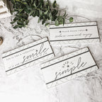 Beach House Hanging Signs - Coastal Door Wall Shelf Decor, 3 Styles, Summer BandsCo Straps