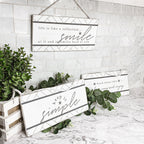 Beach House Hanging Signs - Coastal Door Wall Shelf Decor, 3 Styles, Summer BandsCo Straps