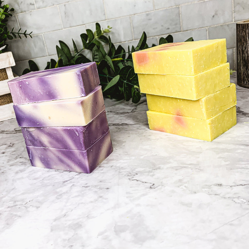 Bromelain Rose Hip Citrus Soap Exfoliating Moisturizing Antioxidant Bar BandsCo Straps
