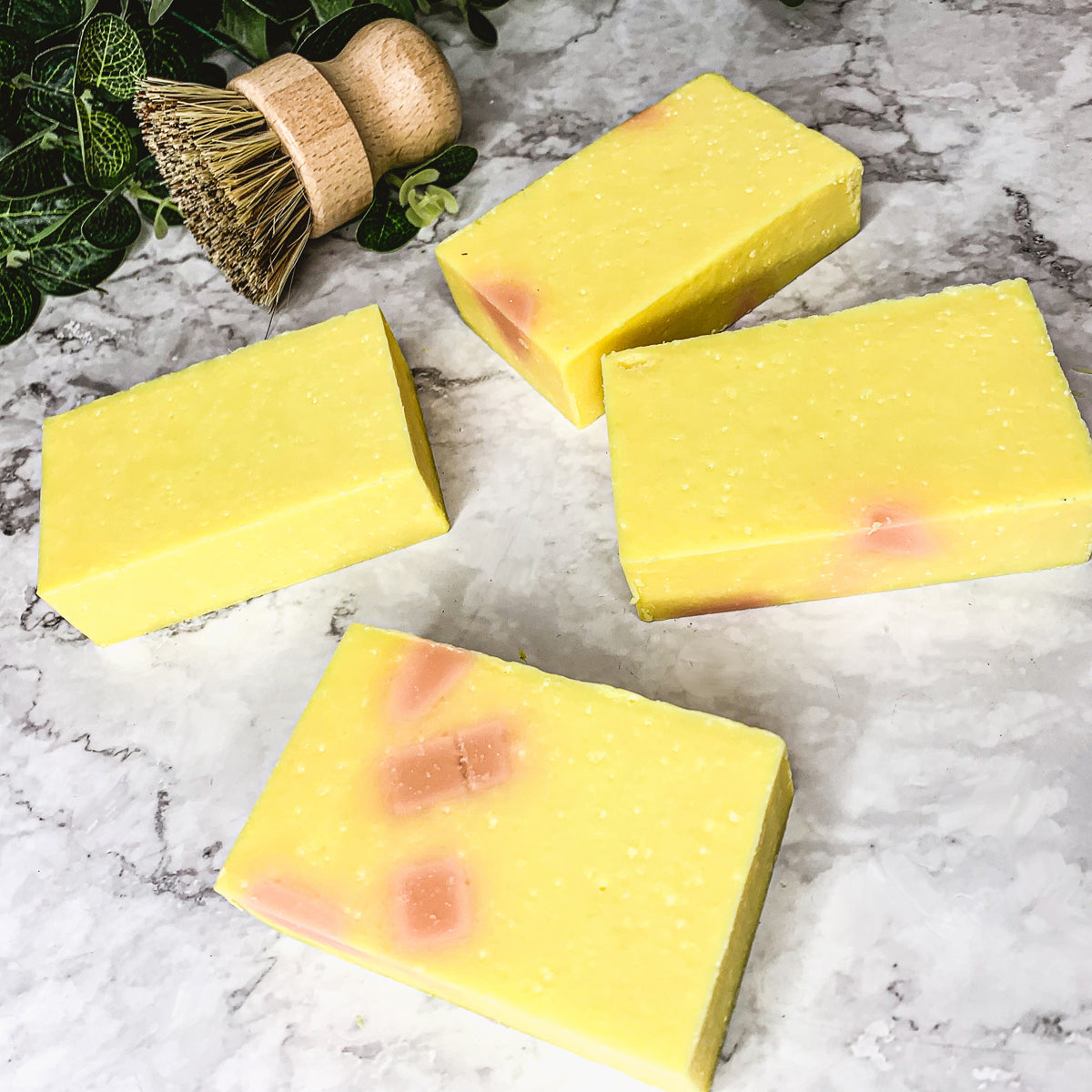 Bromelain Rose Hip Citrus Soap Exfoliating Moisturizing Antioxidant Bar BandsCo Straps
