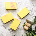 Bromelain Rose Hip Citrus Soap Exfoliating Moisturizing Antioxidant Bar BandsCo Straps