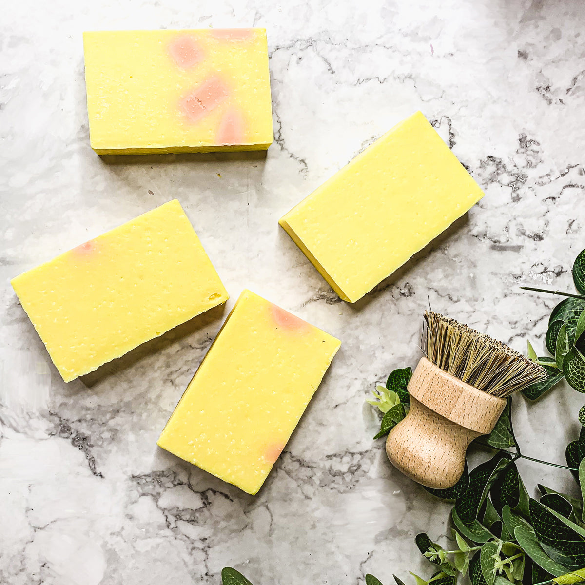 Bromelain Rose Hip Citrus Soap Exfoliating Moisturizing Antioxidant Bar BandsCo Straps