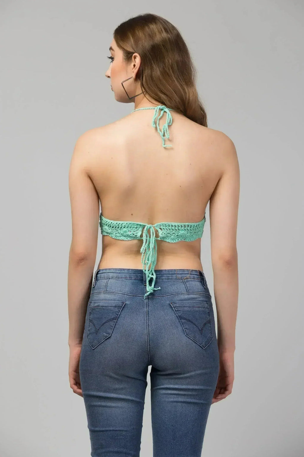 Caroline Crochet Crop Top-Bralette - SJB-DIAMOND ELITES