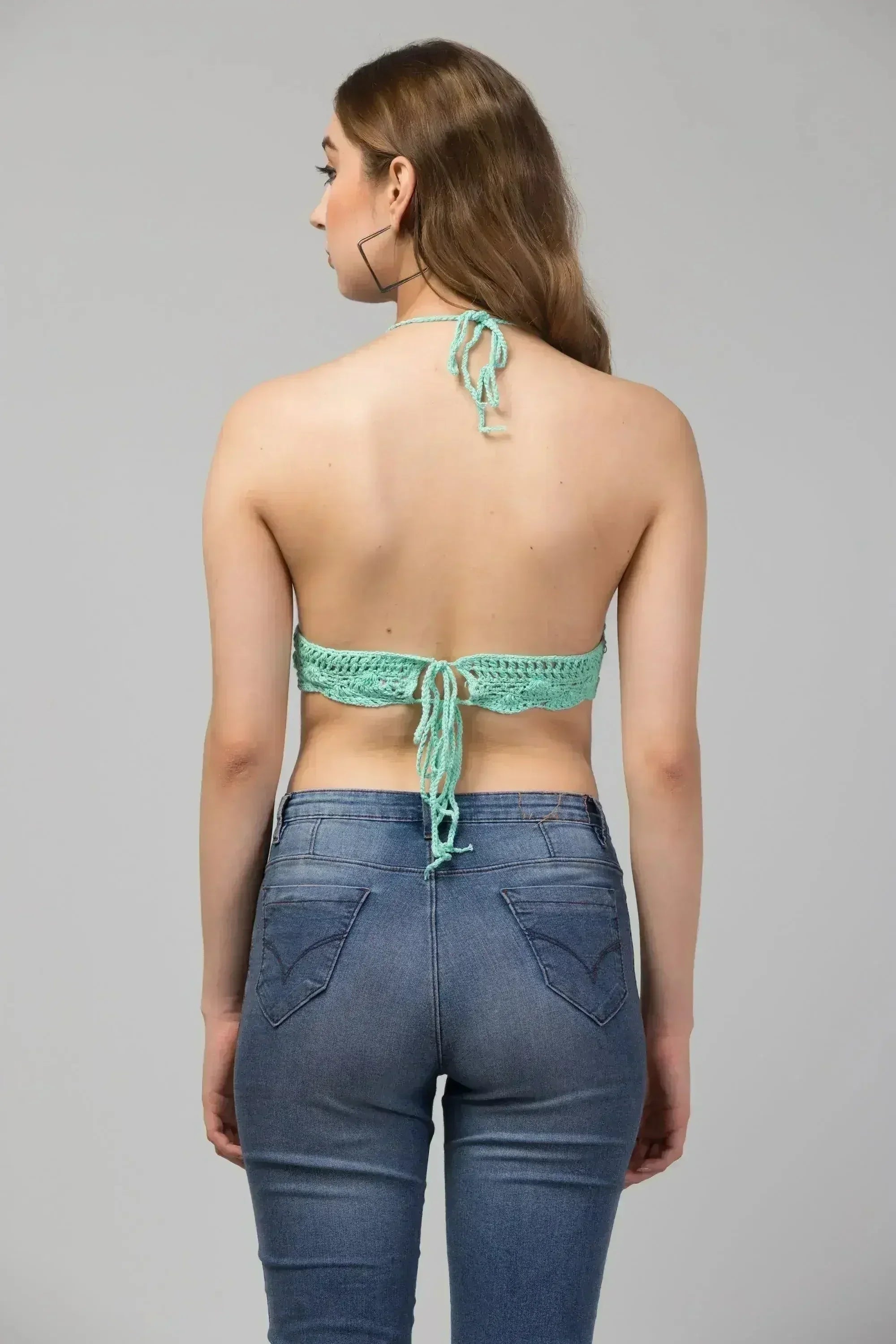 Caroline Crochet Crop Top-Bralette - SJB-DIAMOND ELITES