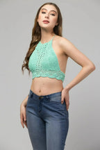 Caroline Crochet Crop Top-Bralette - SJB-DIAMOND ELITES