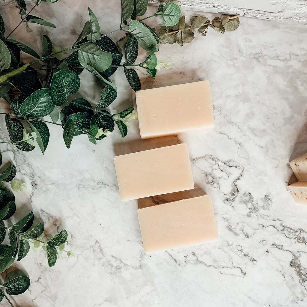 Citrus Orange Lemon Soap Bar Gender Neutral Patchouli Musk Scent BandsCo Straps