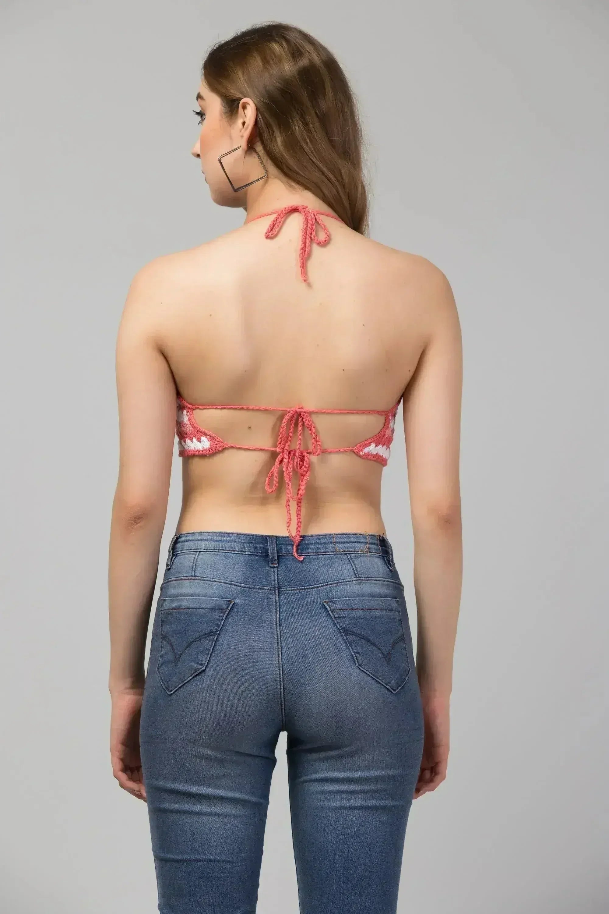 Rose Crop Top-Bralette - SJB-DIAMOND ELITES