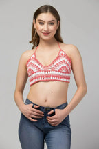 Rose Crop Top-Bralette - SJB-DIAMOND ELITES
