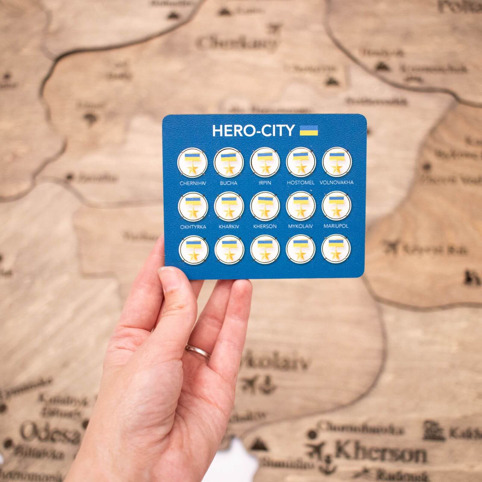 UA Hero - Cities Pins Enjoy The Wood